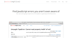 Desktop Screenshot of errorception.com